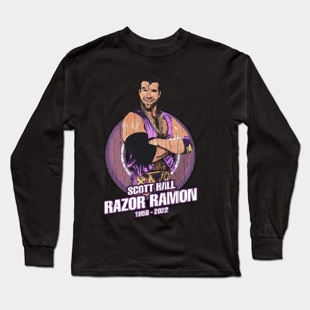 Always Razor Ramon 1958-2022 Thank For The Memories Long Sleeve T-Shirt by RAINYDROP